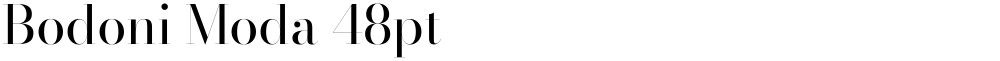 Bodoni Moda 48pt