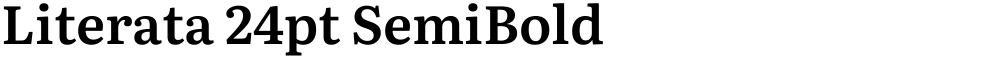 Literata 24pt SemiBold