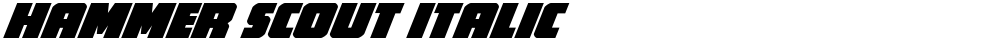 Hammer Scout Italic