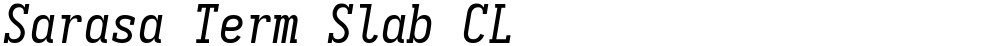 Sarasa Term Slab CL