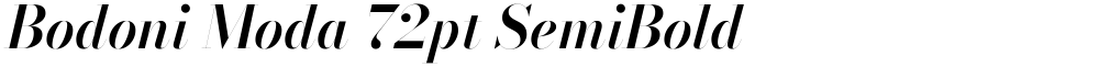 Bodoni Moda 72pt SemiBold