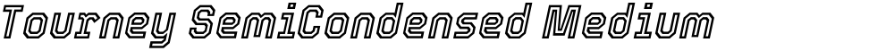 Tourney SemiCondensed Medium