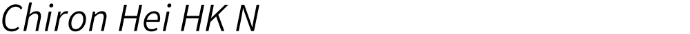 Chiron Hei HK N