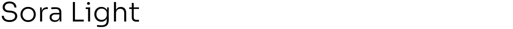 Sora Light