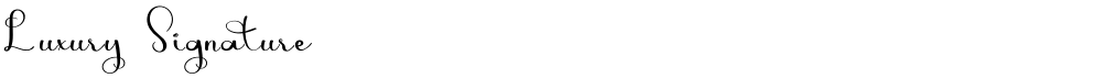 Luxury Signature