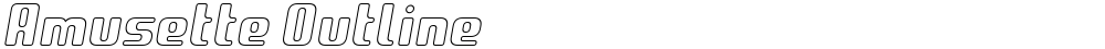 Amusette Outline