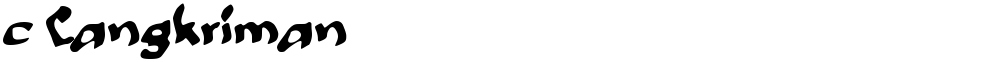 c Cangkriman