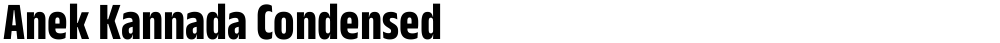 Anek Kannada Condensed