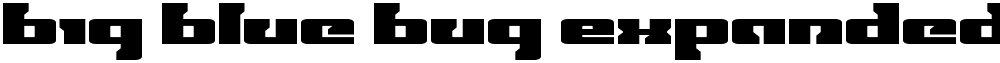 Big Blue Bug Expanded