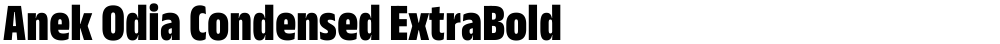 Anek Odia Condensed ExtraBold