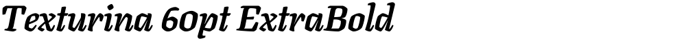 Texturina 60pt ExtraBold