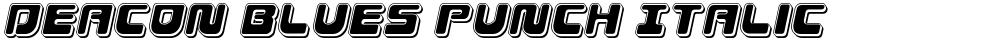 Deacon Blues Punch Italic