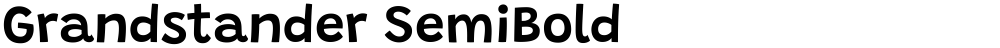 Grandstander SemiBold