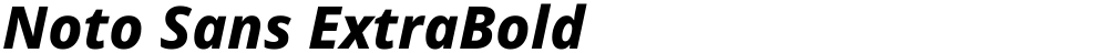 Noto Sans ExtraBold