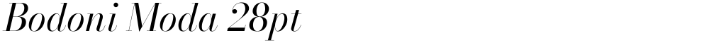 Bodoni Moda 28pt
