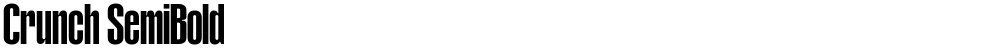 Crunch SemiBold