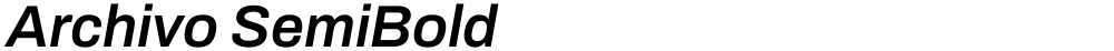 Archivo SemiBold