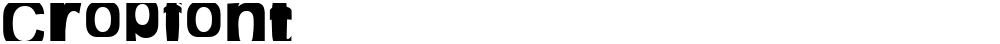 cropfont