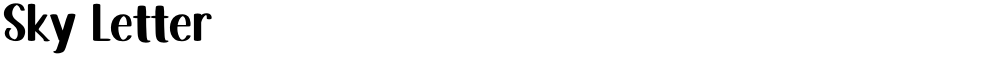 Sky Letter