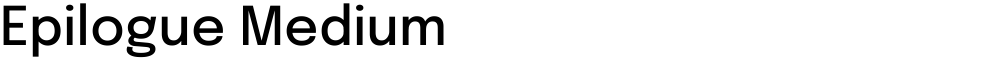 Epilogue Medium