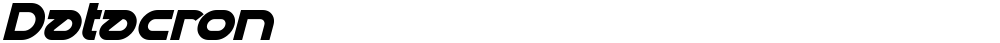 Datacron