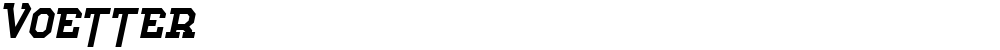 Voetter