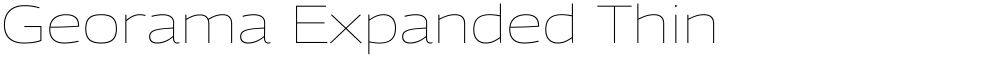 Georama Expanded Thin