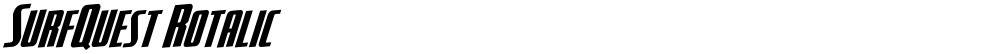 SurfQuest Rotalic