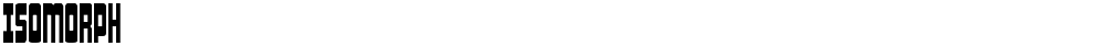 Isomorph