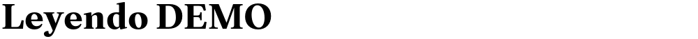Leyendo DEMO