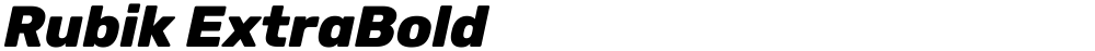 Rubik ExtraBold
