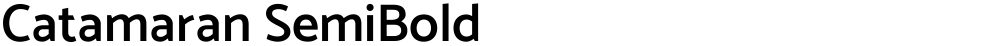 Catamaran SemiBold