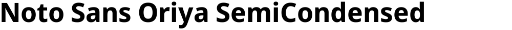 Noto Sans Oriya SemiCondensed