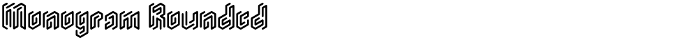Monogram Rounded