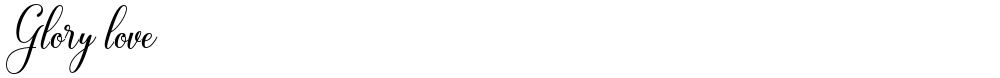 Glory love