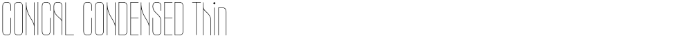 CONICAL CONDENSED Thin