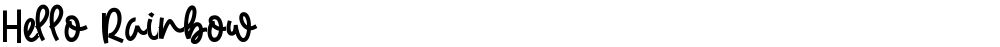 Hello Rainbow