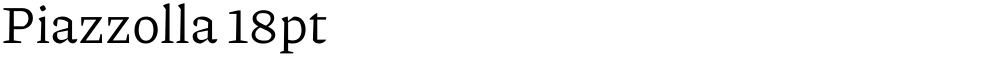 Piazzolla 18pt
