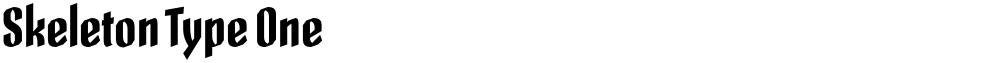 Skeleton Type One