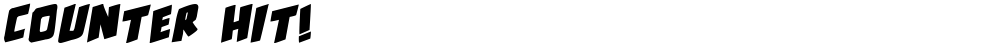 counter hit!