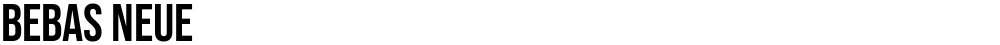 Bebas Neue