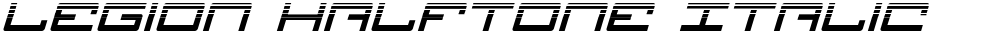 Legion Halftone Italic