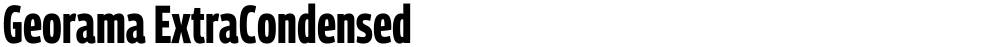 Georama ExtraCondensed