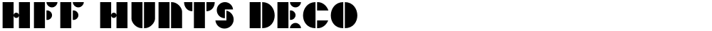 HFF Hunts Deco