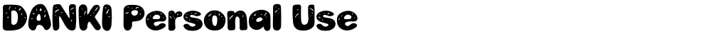 DANKI Personal Use