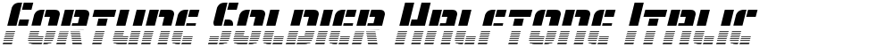 Fortune Soldier Halftone Italic
