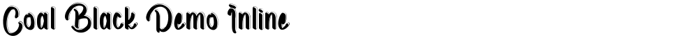 Coal Black Demo Inline