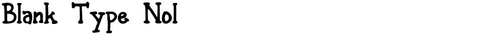 Blank Type Nol