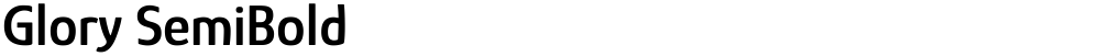Glory SemiBold