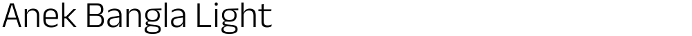 Anek Bangla Light